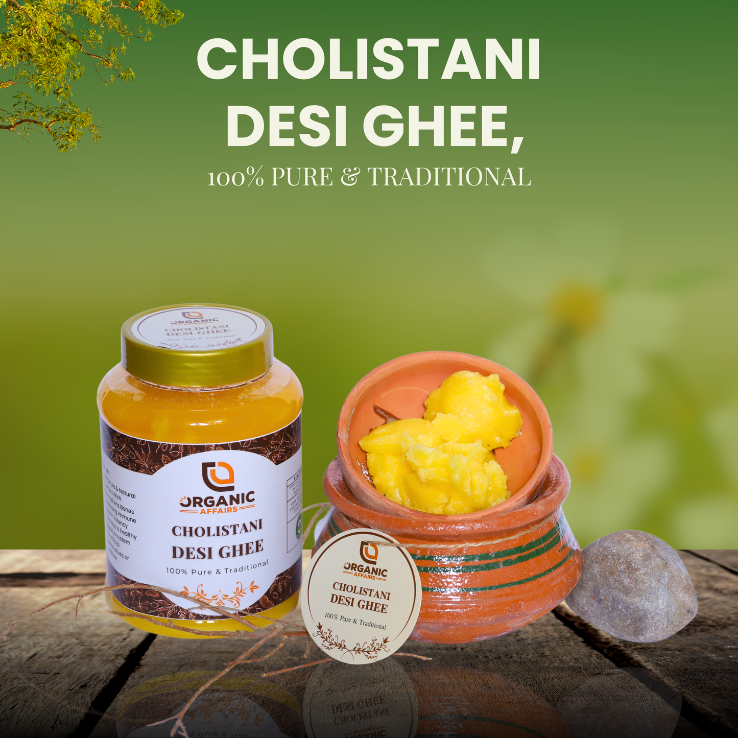 Cholistani Desi Ghee – 100% Pure & Traditional (1KG)