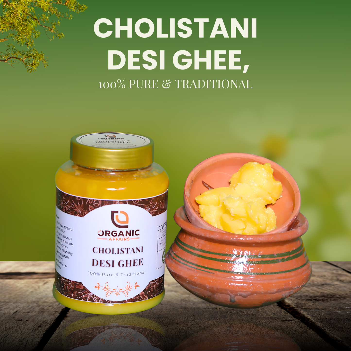 Cholistani Desi Ghee – 100% Pure & Traditional (1KG)